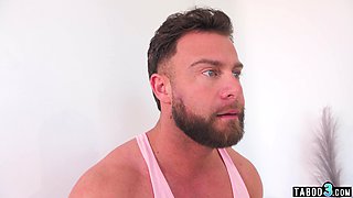 Masturbating teen got caught and fucked