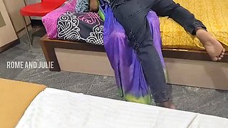 Indian Step Mom Blowjob and Doggy Style with Teen Son in Front of Step Dad - Homemade HD