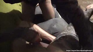 Obedient French amateur wife swallows hard BWC cum in homemade summer video