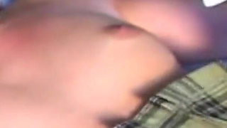 Sexy brunette teen fucks hard wearing her skirt and knee high socks