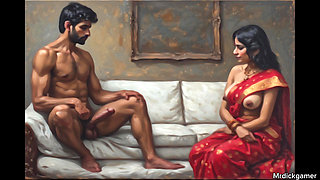 Sexy aunty fucked by balcony by her stepson