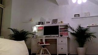 Blonde tight pussy babe has solo toy fun