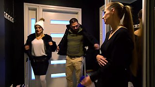 Miriam More and May Thai love office orgy - Jacquie et Michel TV