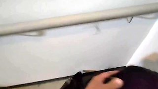 Ebony Sucks A Stranger In The Elevator Then Swallows His Cum On The Stairs