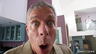 Busty Nympho Makes A Move: Mick Blue Seduced by Horny Blonde Cougar Sabrina Sabrok