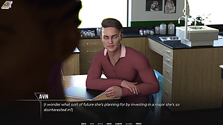 Taboo University #03 - Chem Class with Beatiful Black 18yo and Blue Haired Emo