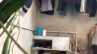 Secret Passion in the Backyard Uncensored Intimate Moment