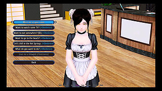 18+ Harem Hotel: Personal Elf Maid on Her Service