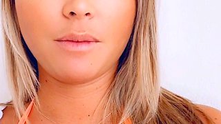 Great Big Boobs On Masturbating Redhead