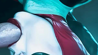 Harley Quinn Sucks and Fucks Batman After Profitable Villainy - Passionate 3D Animation
