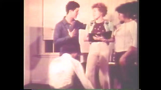 American Vintage Porn From the Seventies with a Brunette Getting Fucked by a Huge Monster Cock That She Can't Keep in Her Mouth