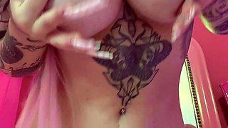 Hot Blonde Washes Car Toys Ass On Cam Big Boobs