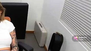 Shemale tranny enjoying solo masturbation