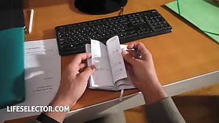 Leya Desantis Horny Boss Babe Fucks You Hard - Big Ass POV Blowjob & Huge Cock Slut Action