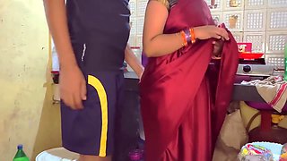 Part 2 Indian Sexy Stepmom Caught By Stepson While Talking To Her Boyfriend