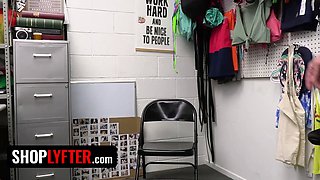 Ultra lovely shoplifting crime female orgasms repeatedly while having porn with officer - shoplyfter