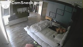 IPCAM - Big ass woman has quick morning sex