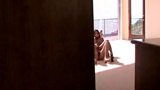 Webcam records amateur teens blowjob