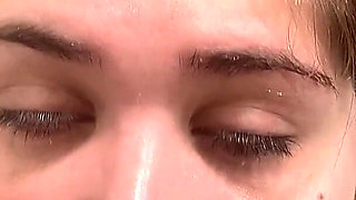 DRIPDROP: Rae blows Matt and keeps throating him after he cums!