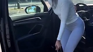 Petite redhead enjoys foot fetish session