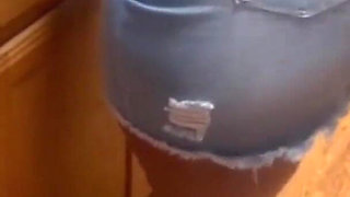 Desperate for a Pee Pissing My Self While Doing the Dishes