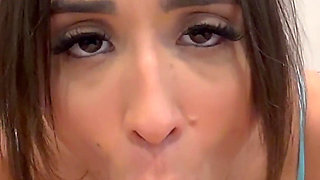 Swingers Swallow Bandit POV BJ and Cum Swallow with Priscila Belini