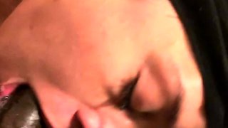 Interracial gangbang brunette slut facial bukkake in hd