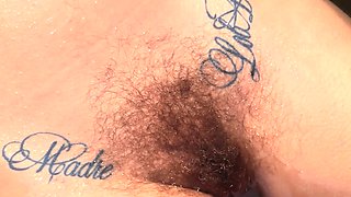 NAUGHTYNATURAL Hairy Amateur Leona XXX River Solo and Outdoo