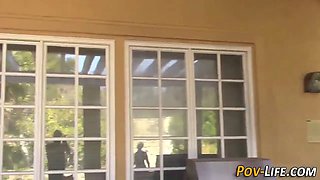 Ebony young pov sucks dick