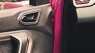 Stranger Car Tyre Squirt, Road Side Pussy Finger and Squirt and Ass Spank