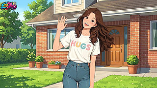 I Fucked My Girlfriend's Stepsister (19) While She Was Watching Hentai Anime