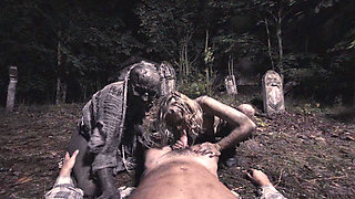 X Virtual 11 Walking Zombies in 180°