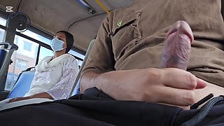 Desi Handjob in the Bus Part 2