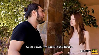 Daddy4k. altercation with boyfriend motivates Jillian Janson to seduce guys stepdaddy