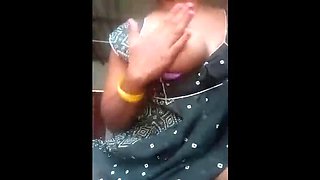 Indian Wife Remembers Husband - Milk Boobs to Dildo Pussy Orgasm with Gudibhabhi206
