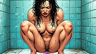 Horny 45-year-old Mommy in the Shower