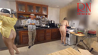 Regina Noir Cooks Up Trouble: Morning Kitchen Chaos With My Hot Neighbor Wife