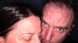 Amateur MILF Couple Hot Latex BDSM & Golden Shower Piss Play - Self Suck & Wet Messy Fun