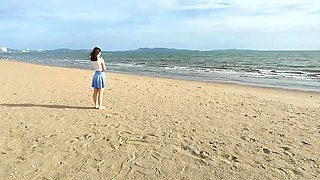 HiYouth - Hooking Up At The Beach - Cutie Makes Him Cum