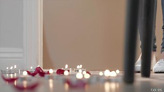 Charming Bambi Black threesome sex thrilling sex clip