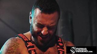 Drew Valentino's Muscly BDSM Fisting Ignites Wild Hairy Passion