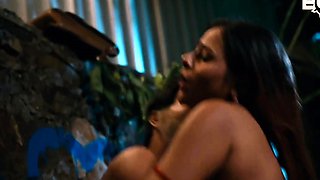 Tiny Indian MILF Naomi Shah swallows a stiff cock