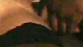 Behind the Mask, a White Man, a Black Man, and a Slut: Threesome with Anal and Wax Play.