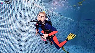 Lucy Laurens Underwater Lesbian Scuba Instructor POV Pussy Fuck Seduction