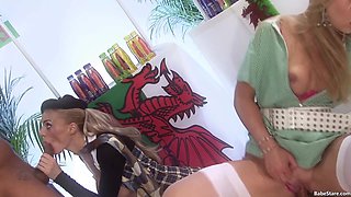 Hot MILFs kinky sex party