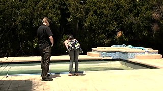 Lauren: Strapped by the Pool