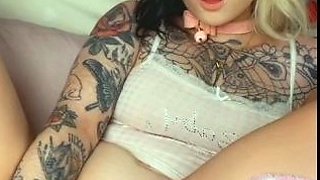 Naughty blonde teen girl loves to use her toy