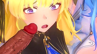 Wuthering Waves - Phoebe and Shorekeeper Hardcore Sex - 3D Hentai Animation