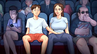 Manga porn, caught masturbating, finger-tickling