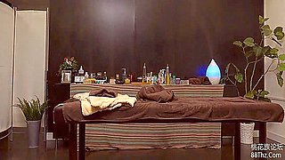 Stacked Asian Wife Enjoys A Hard Cock On The Massage Table